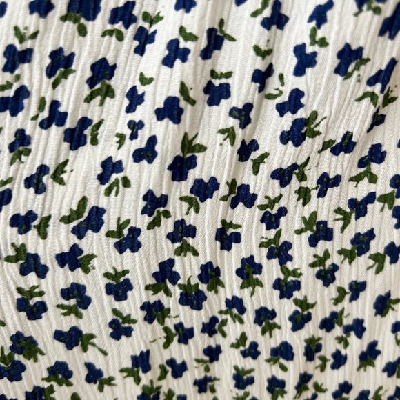 Blue Floral Nina Midi Dress - Faithfull the Brand - M (Size 6) - Picture 5 of 6